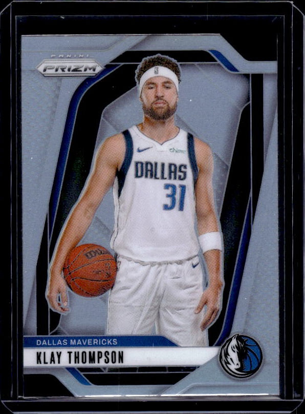 2024-25 Panini Prizm #107 Klay Thompson Prizms Silver