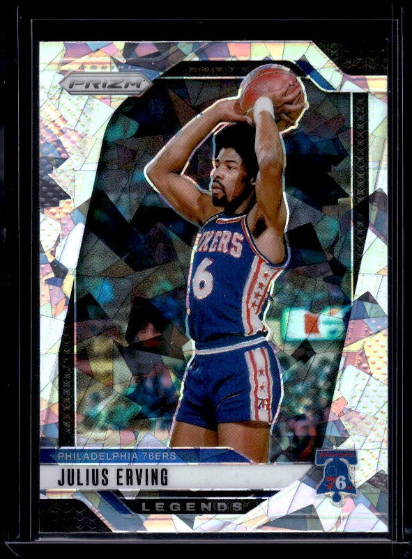 2024-25 Panini Prizm #292 Julius Erving Prizms Ice