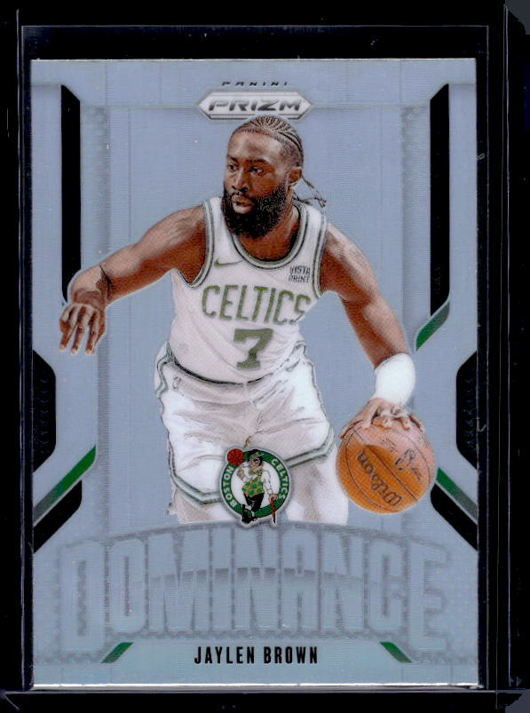 2024-25 Panini Prizm #6 Jaylen Brown Dominance Prizms Silver