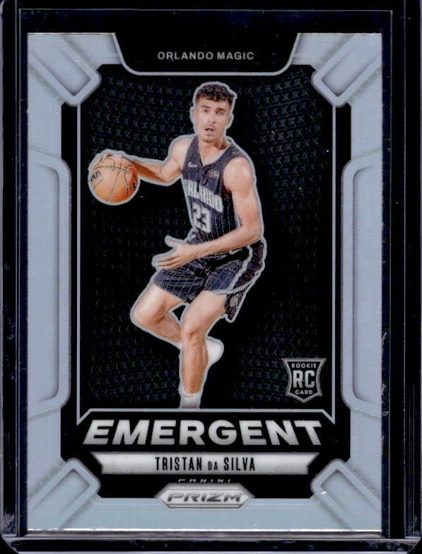 2024-25 Panini Prizm #23 Tristan da Silva Emergent Prizms Silver