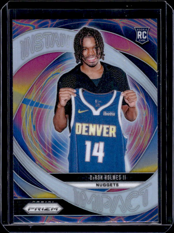 2024-25 Panini Prizm #12 DaRon Holmes II Instant Impact Prizms Silver