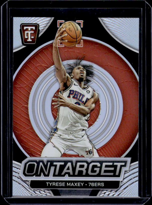 2024-25 Panini Totally Certified #3 Tyrese Maxey On Target Mirror