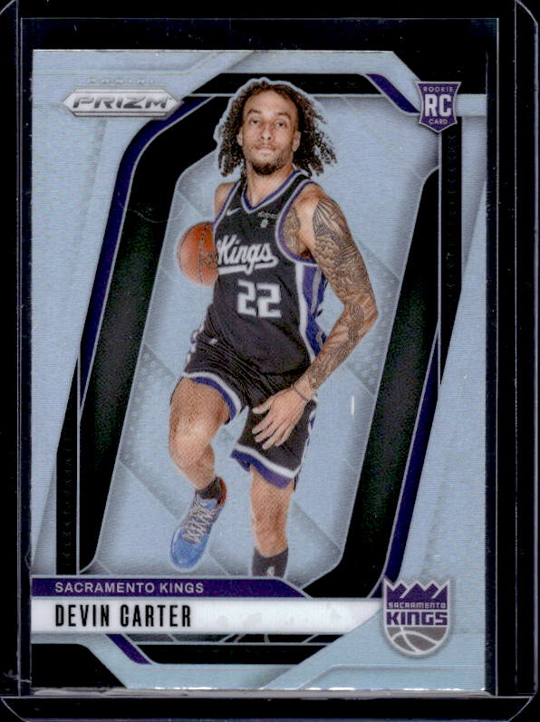 2024-25 Panini Prizm #231 Devin Carter Prizms Silver