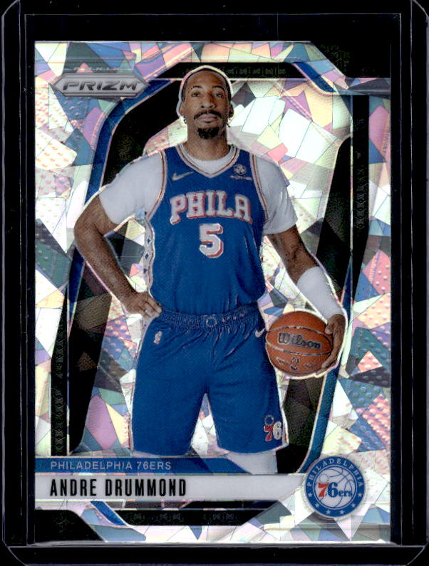 2024-25 Panini Prizm #18 Andre Drummond Prizms Ice