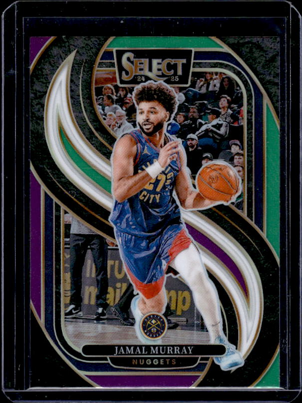 2024-25 Panini Select #120 Jamal Murray Green White Purple Prizm