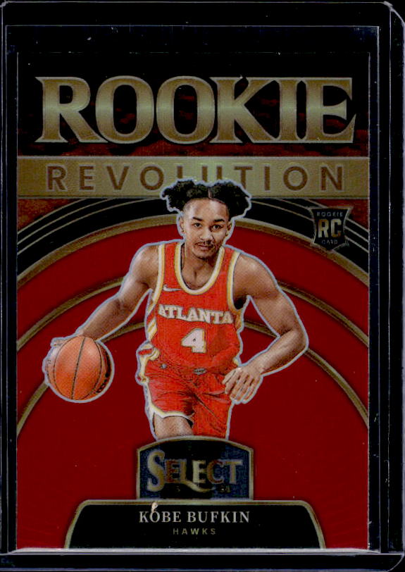 2023-24 Panini Select #21 Kobe Bufkin Rookie Revolution Red Prizms