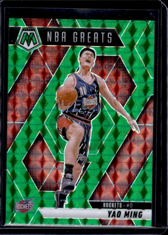 2024-25 Panini Mosaic #294 Yao Ming Green Mosaic