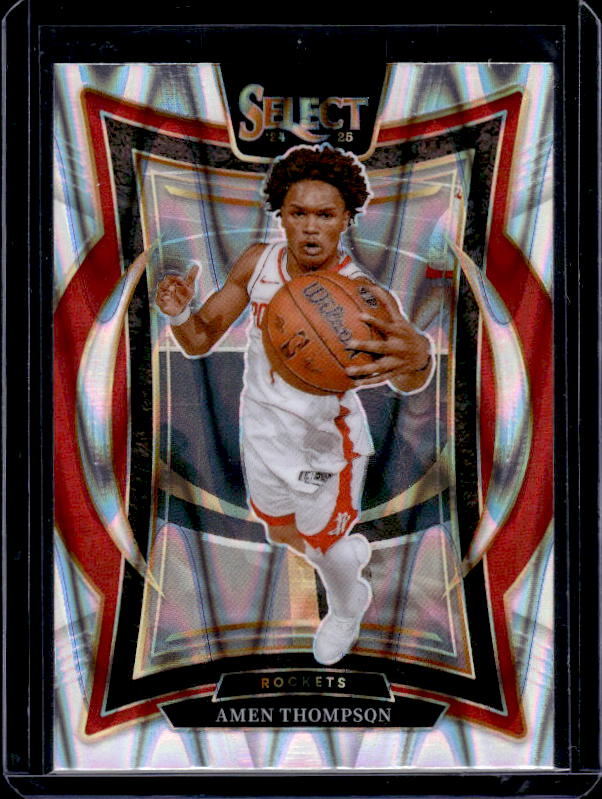 2024-25 Panini Select #59 Amen Thompson Tectonic Prizm