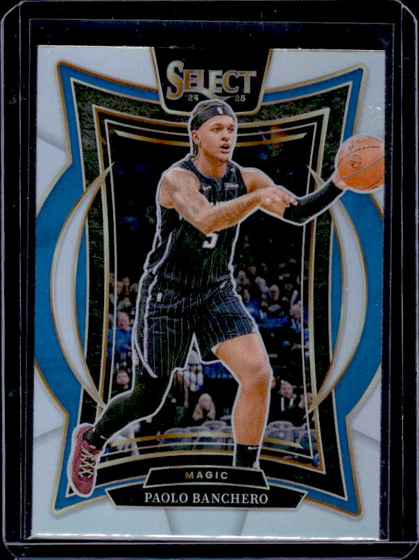 2024-25 Panini Select #35 Paolo Banchero Silver Prizm