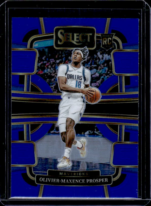 2023-24 Panini Select #85 Olivier-Maxence Prosper Blue Prizms