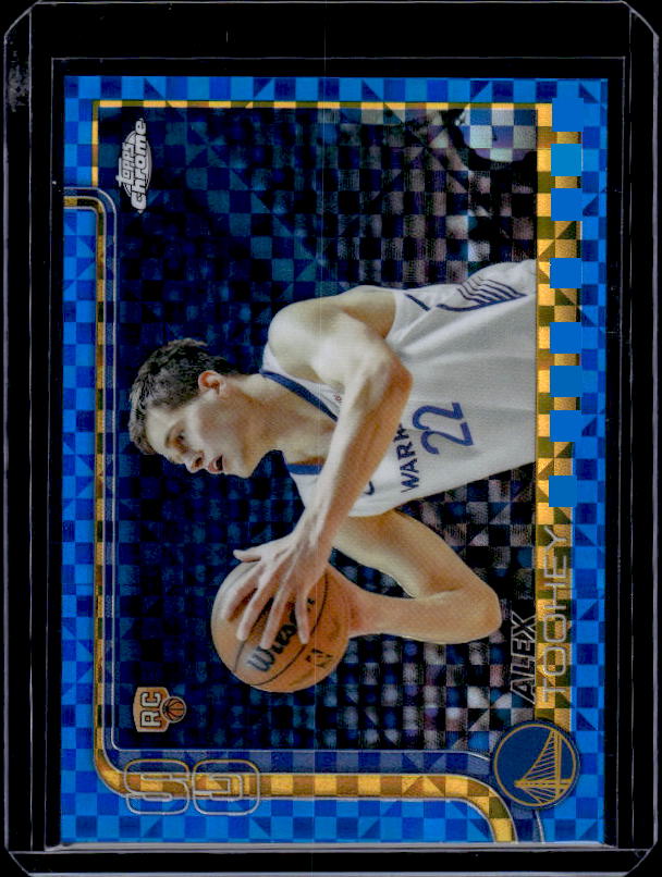 2025-26 Topps Chrome #298 Alex Toohey Blue X-Fractor