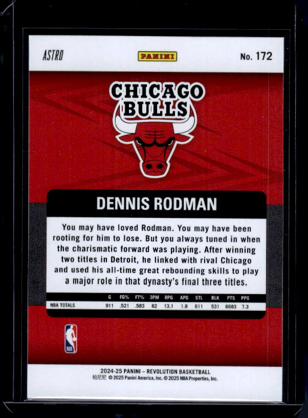 2024-25 Panini Revolution #172 Dennis Rodman Astro