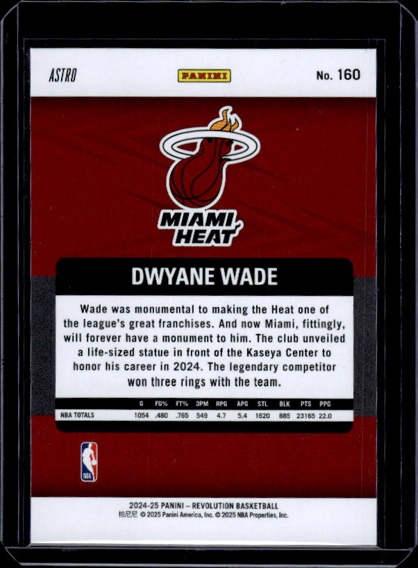 2024-25 Panini Revolution #160 Dwyane Wade Astro