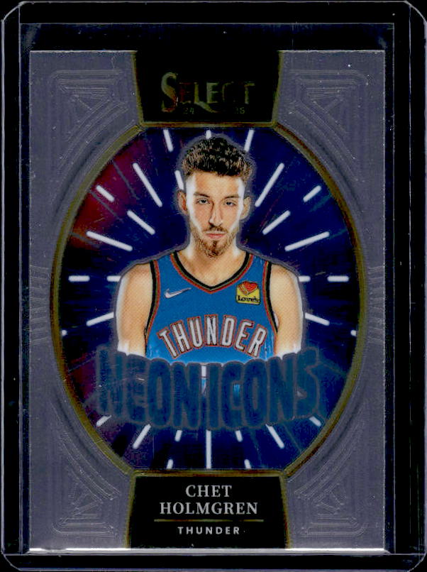 2024-25 Panini Select #17 Chet Holmgren Neon Icons