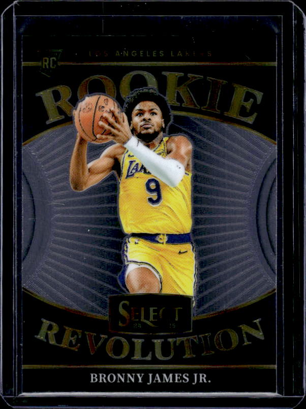 2024-25 Panini Select #3 Bronny James Jr. Rookie Revolution