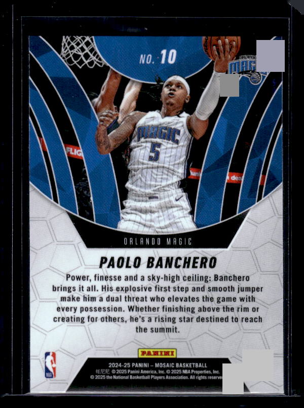 2024-25 Panini Mosaic #10 Paolo Banchero Elevate