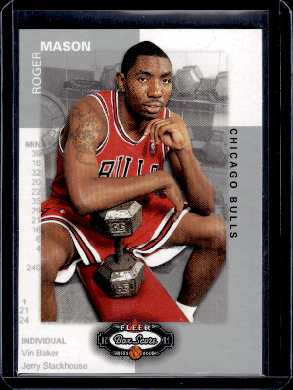 2002-03 Fleer Box Score #150 Roger Mason #/1999