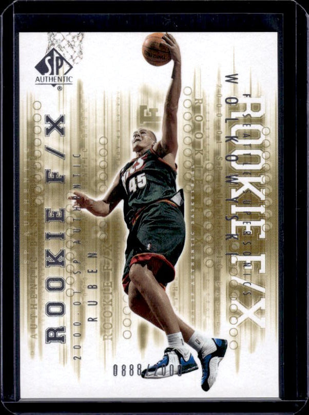 2000-01 SP Authentic #126 Ruben Wolkowyski #/2000