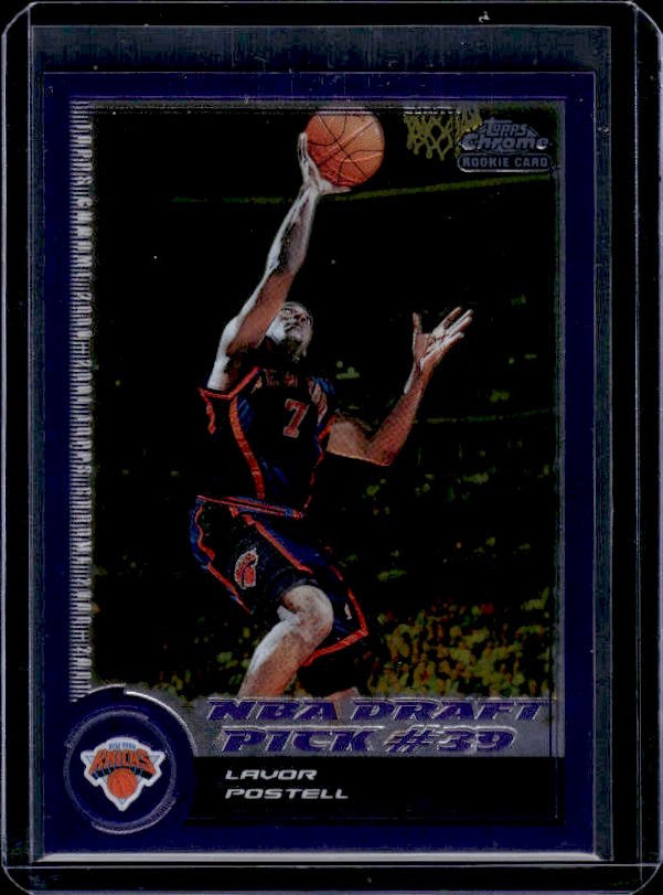 2000-01 Topps Chrome #189 Lavor Postell #/1999
