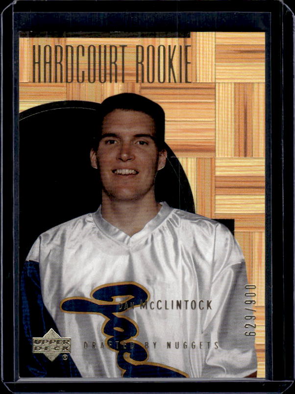 2000-01 Upper Deck Hardcourt #102 Dan McClintock #/900