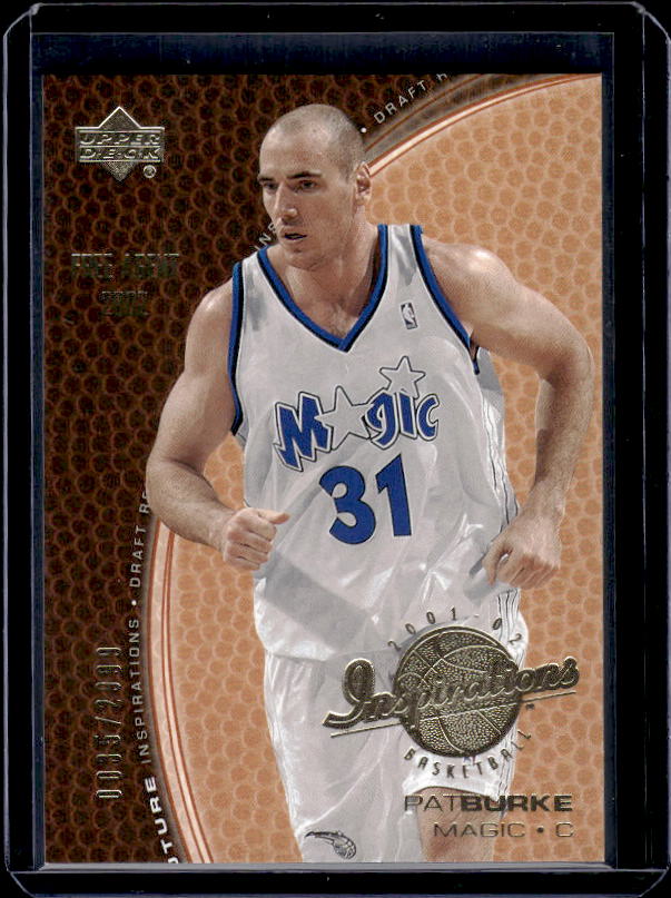 2001-02 Upper Deck Inspirations #142 Pat Burke #/2999