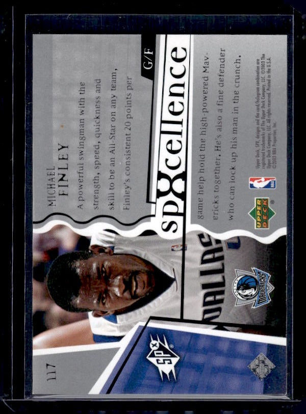 2003-04 SPx #117 Michael Finley #/3999
