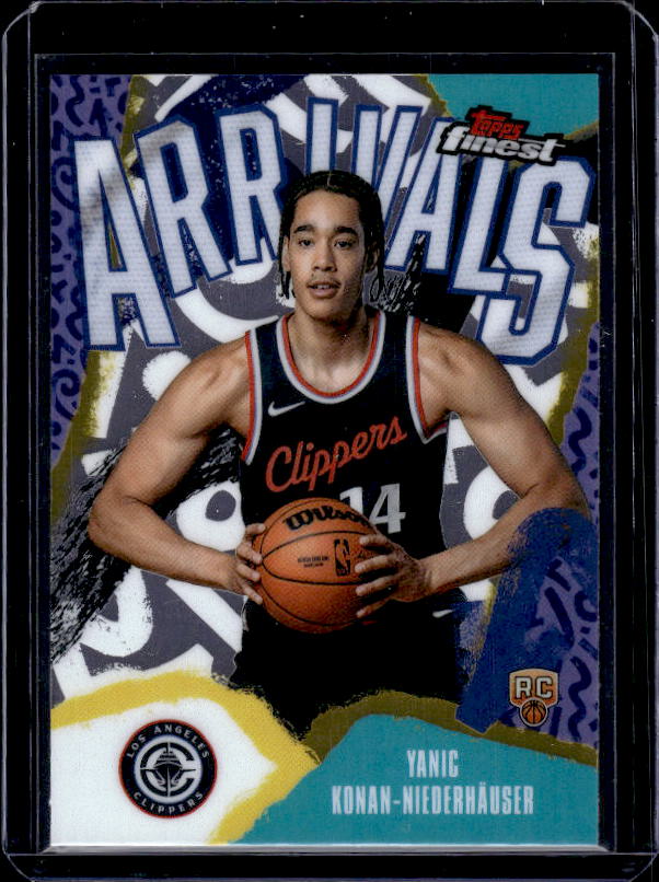 2025-26 Finest #A-30 Yanic Konan Niederhäuser Arrivals