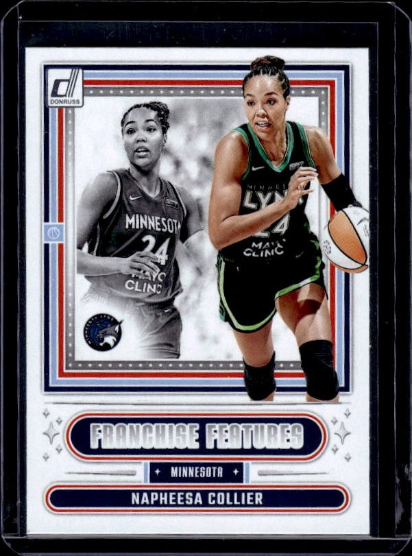 2025 Donruss WNBA #1 Napheesa Collier Franchise Features