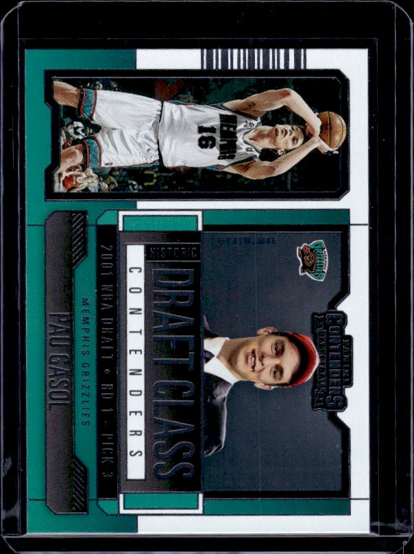 2023-24 Panini Contenders #14 Pau Gasol Historic Draft Class Contenders