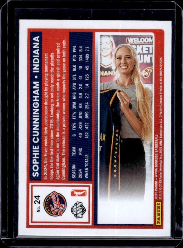 2025 Donruss WNBA #24 Sophie Cunningham