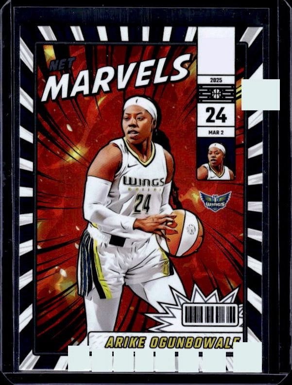2025 Donruss WNBA #21 Arike Ogunbowale Net Marvels