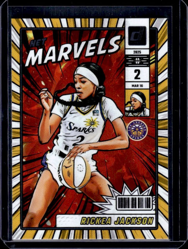 2025 Donruss WNBA #6 Rickea Jackson Net Marvels