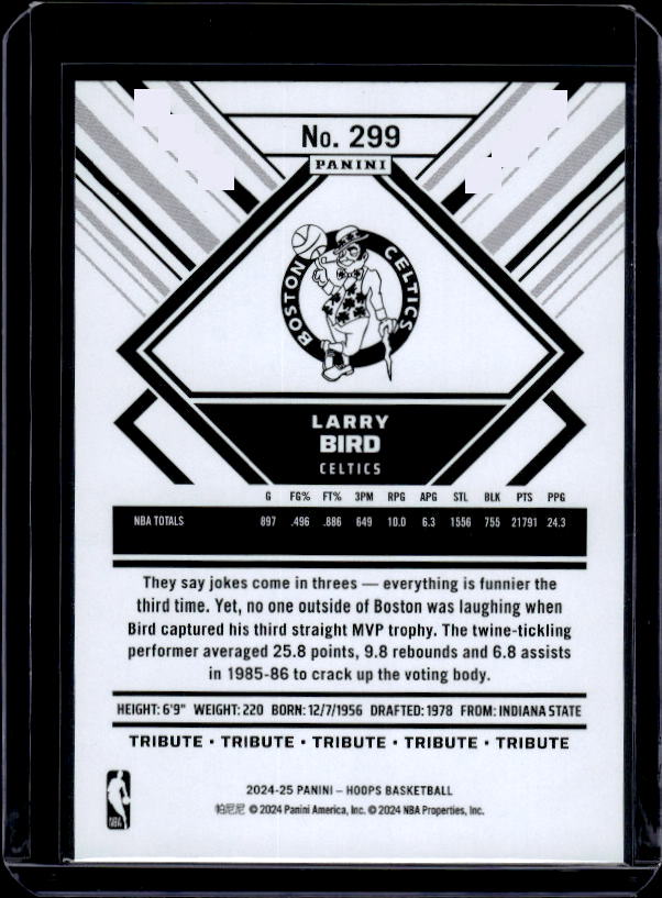 2024-25 Hoops #299 Larry Bird