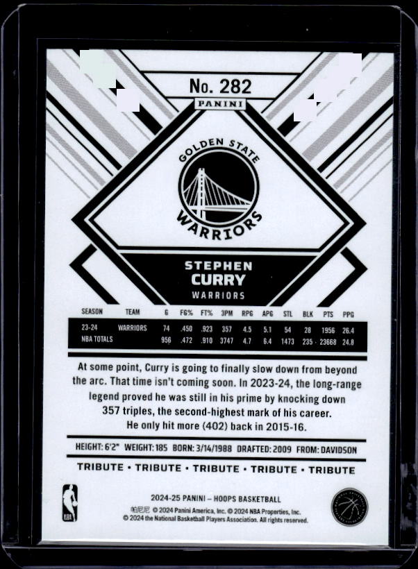 2024-25 Hoops #282 Stephen Curry