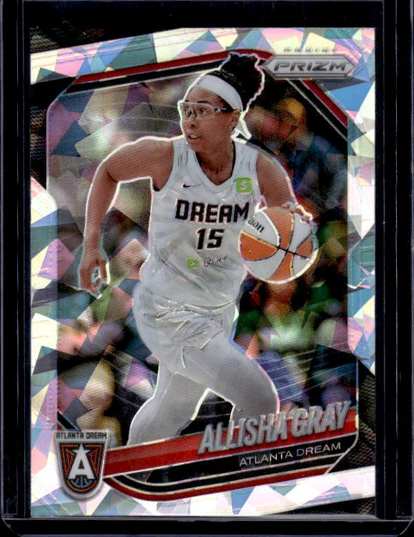2025 Panini Prizm WNBA #16 Allisha Gray Ice Prizms