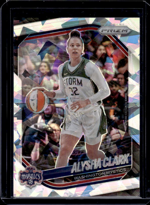 2025 Panini Prizm WNBA #129 Alysha Clark Ice Prizms