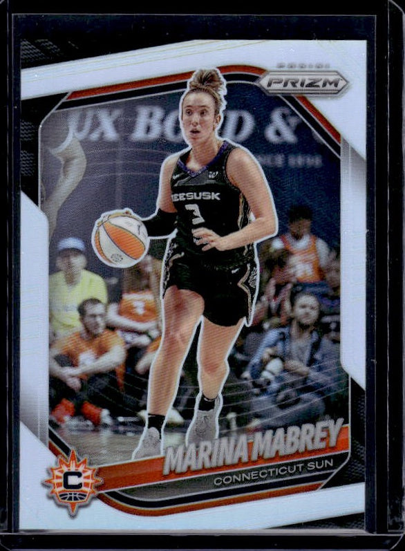2025 Panini Prizm WNBA #18 Marina Mabrey Silver Prizms