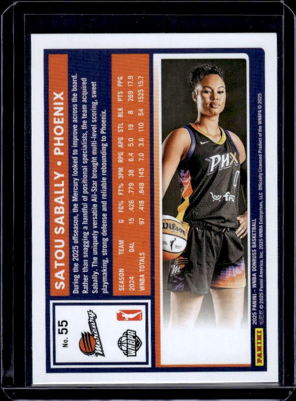 2025 Donruss WNBA #55 Satou Sabally Holo