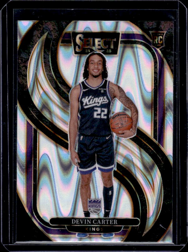 2024-25 Panini Select #174 Devin Carter Tectonic Prizm