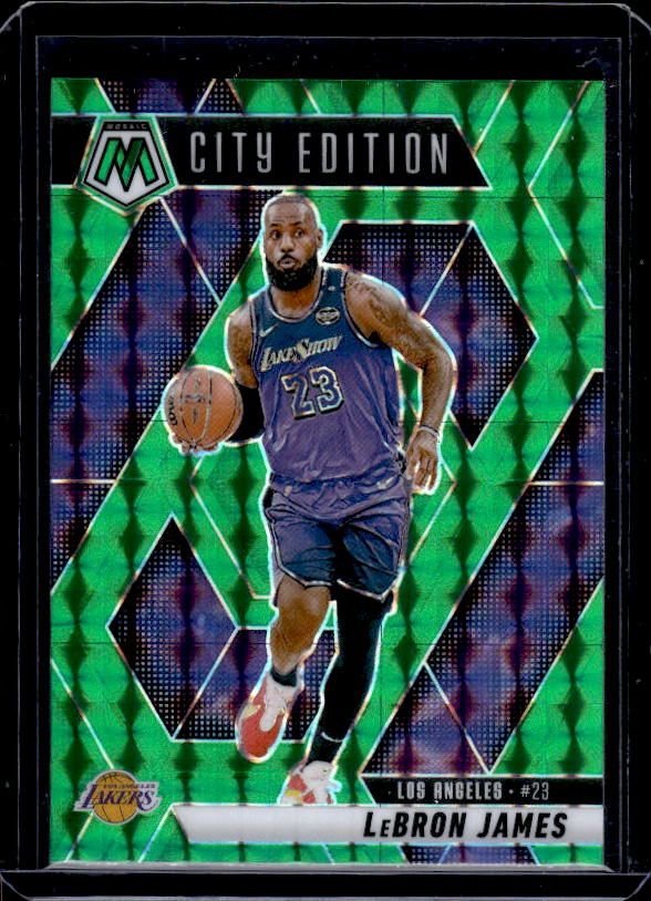 2024-25 Panini Mosaic #286 LeBron James Green Mosaic