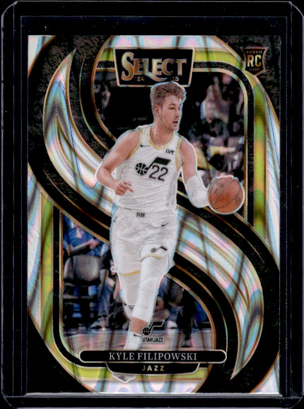 2024-25 Panini Select #170 Kyle Filipowski Tectonic Prizm