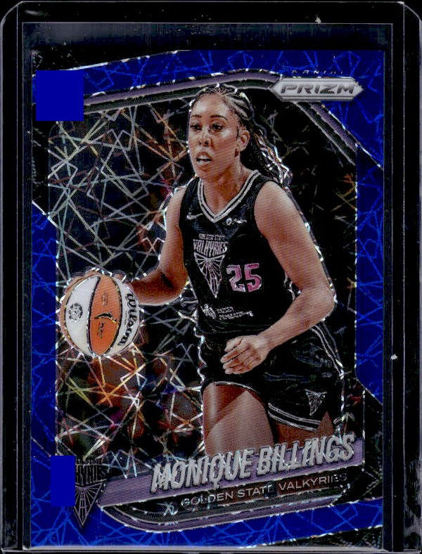 2025 Panini Prizm WNBA #99 Monique Billings Blue Velocity Prizms