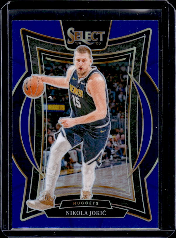 2024-25 Panini Select #14 Nikola Jokic Blue Prizm