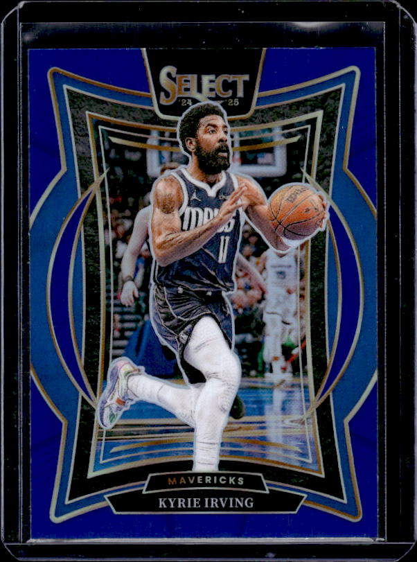 2024-25 Panini Select #46 Kyrie Irving Blue Prizm