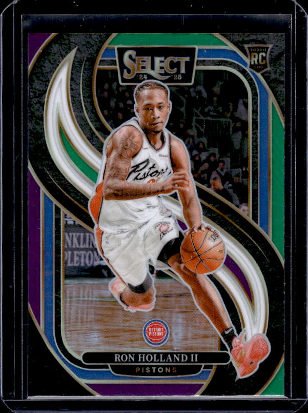 2024-25 Panini Select #198 Ron Holland II Tri-Color Prizm