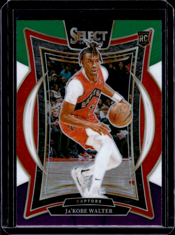2024-25 Panini Select #96 Ja'Kobe Walter Tri-Color Prizm