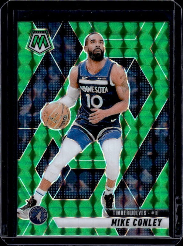 2024-25 Panini Mosaic #20 Mike Conley Green Mosaic