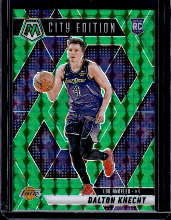 2024-25 Panini Mosaic #271 Dalton Knecht Green Mosaic