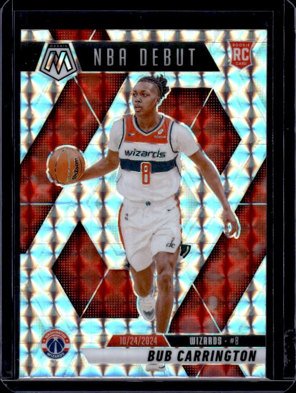 2024-25 Panini Mosaic #259 Bub Carrington Base Mosaic