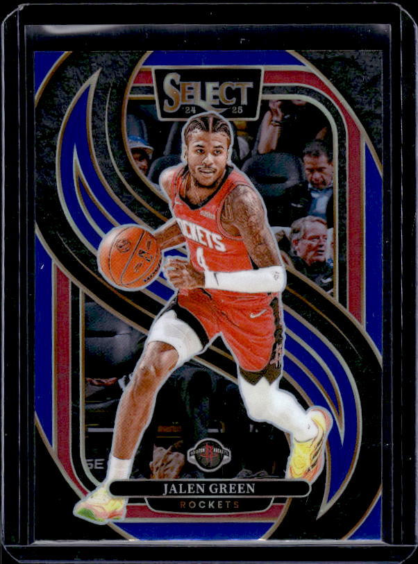 2024-25 Panini Select #116 Jalen Green Blue Prizm